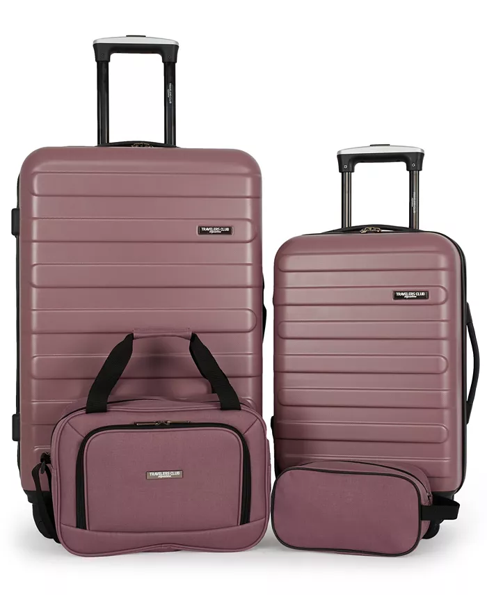 TRAVELERS CLUBAustin 4 Piece Hardside Luggage Set