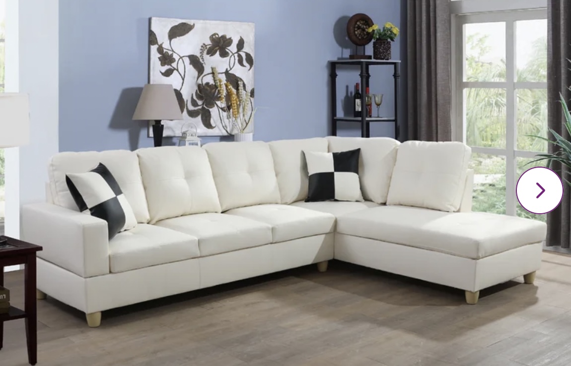 Chaidez Vegan Leather Sectional