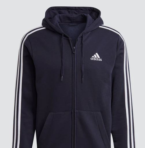 nsw essential full zip fleece hoodie