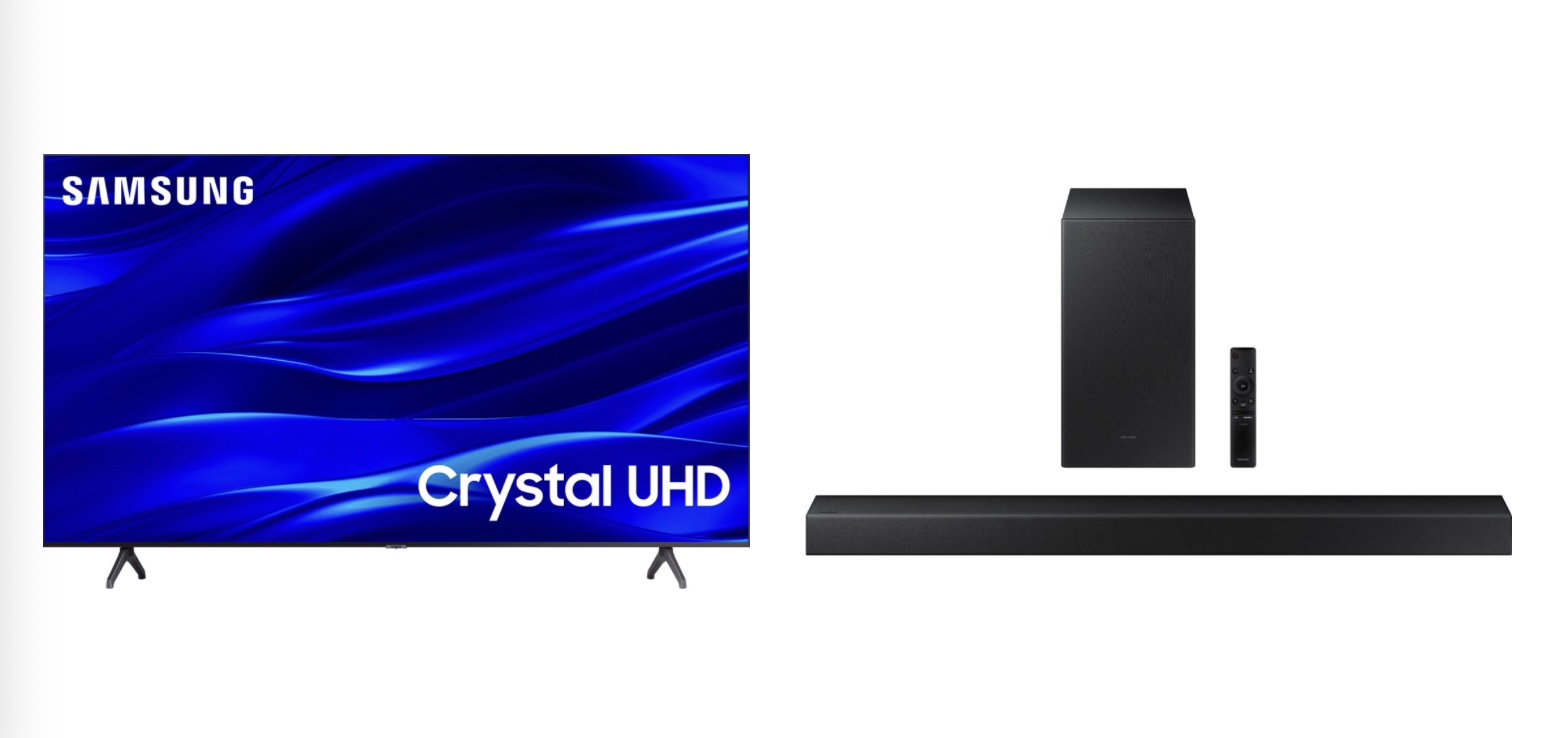 Get Samsung DTS soundbar (279.99) for free with purchase of 75”Samsung