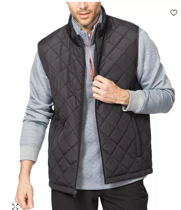 Men’s Diamond Quilted Vest, Created for Macy’s