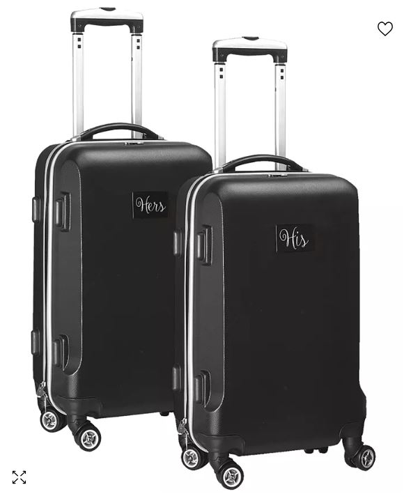 His & Her 21″ Luggage Set