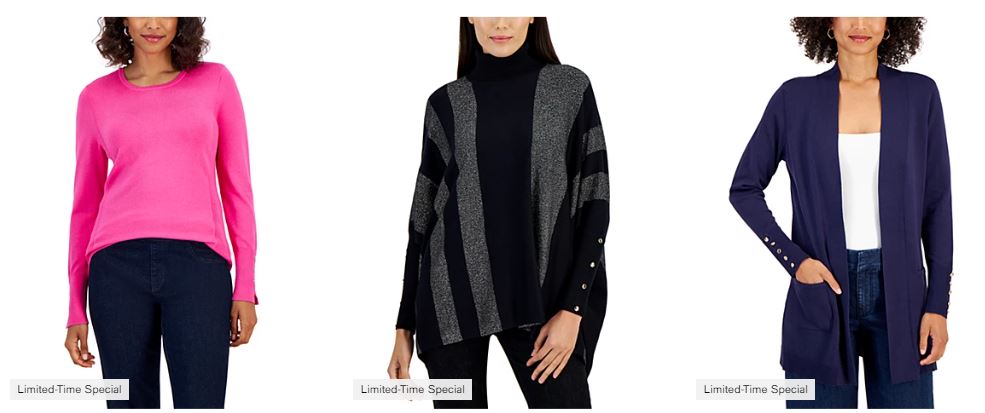 50% Off Macy’s Sweaters