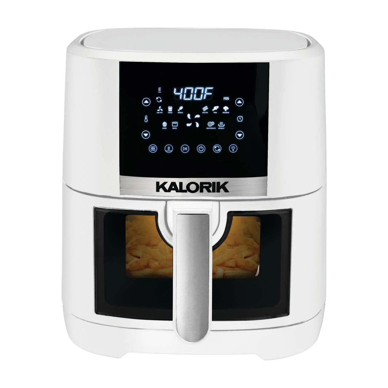 Kalorik® 5 Quart Air Fryer with Ceramic Coating and Window, New, 13.5 in