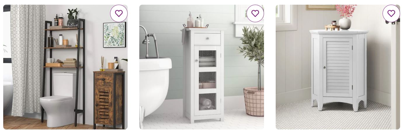 Kearius Freestanding Over-the-Toilet Storage