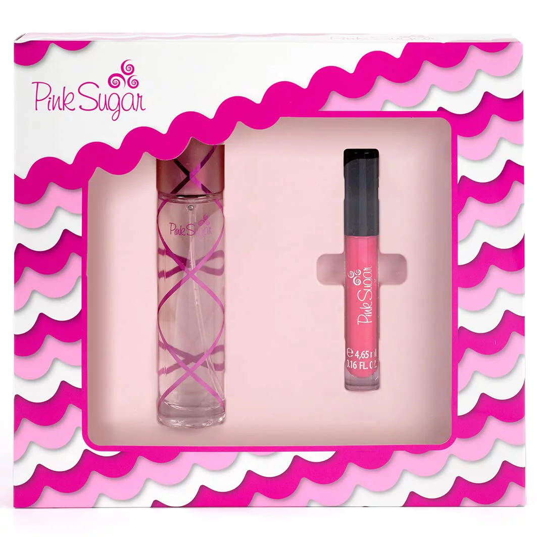 Pink Sugar Perfume Gift Set for Women, 2 Pieces