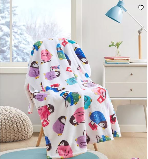 Plush Throw, 50″ x 60″, Created for Macy’s