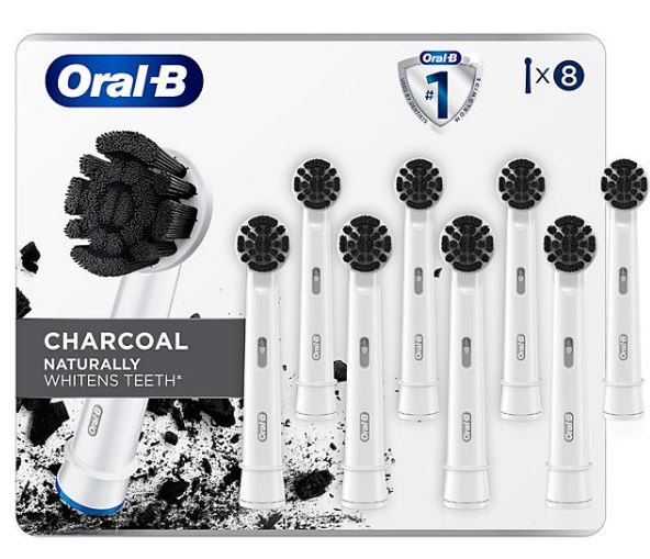 Oral-B Charcoal Electric Toothbrush Replacement Brush Heads (8 ct. Refills)