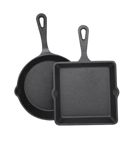 Cast Iron 2-Pc. Mini Skillet & Griddle Set