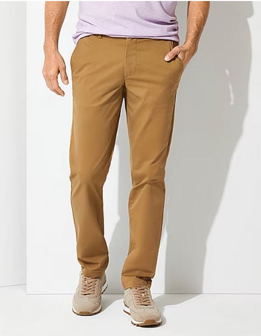 St. John’s Bay Temp Flex Mens Slim Fit Flat Front Pant