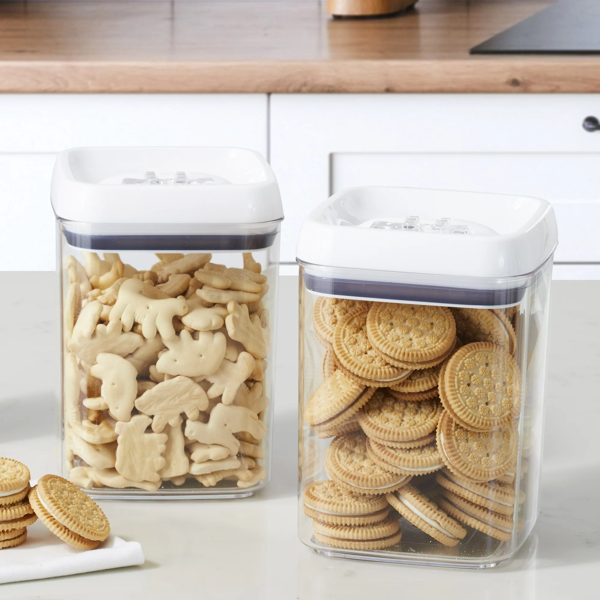 Better Homes & Gardens Flip-Tite® Square Food Storage Container, 7.5 Cup – Set of 2