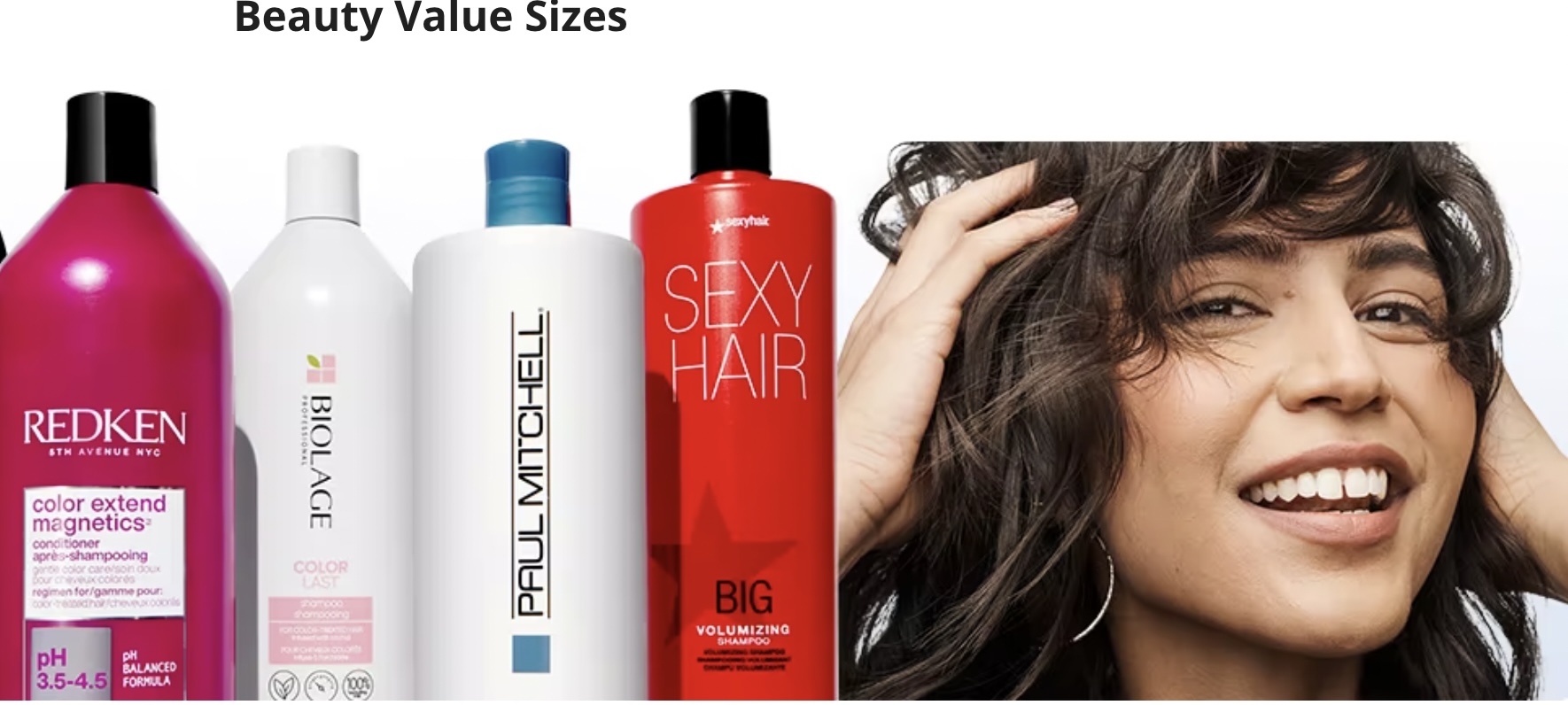 Name-Brand Hair Care Liters $18