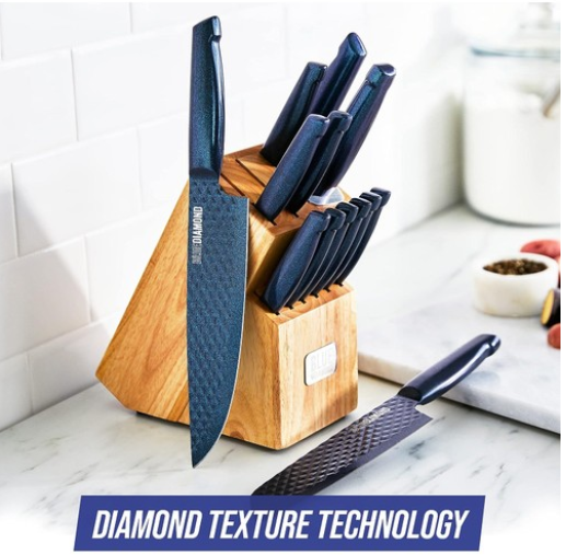 Blue Diamond 14pc Knife Block Set