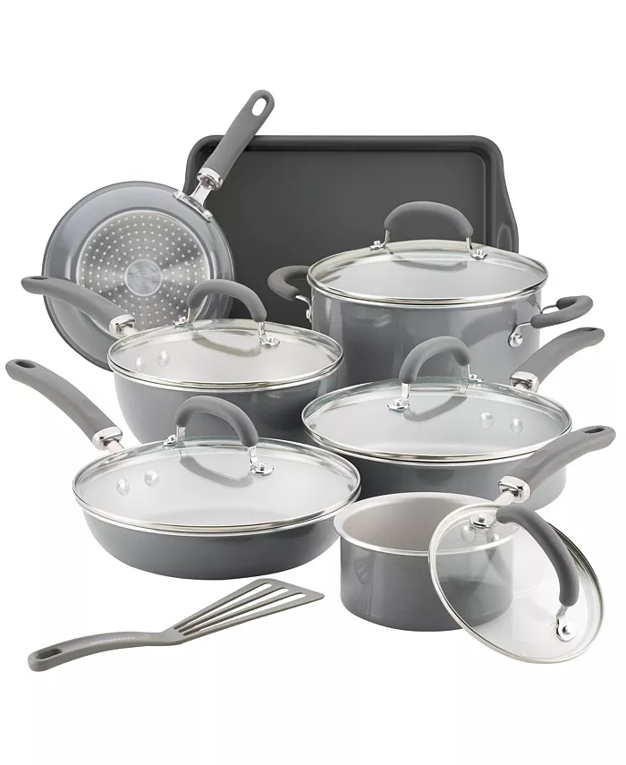Create Delicious Aluminum Nonstick Cookware Set, 13 Piece