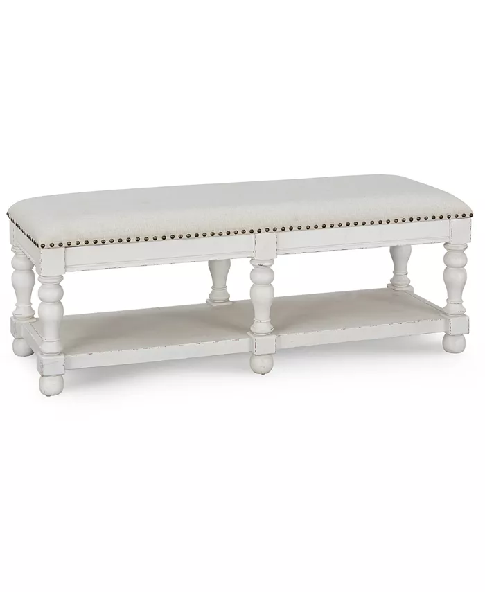 Quincy Upholstered Bench, Created for Macy’s