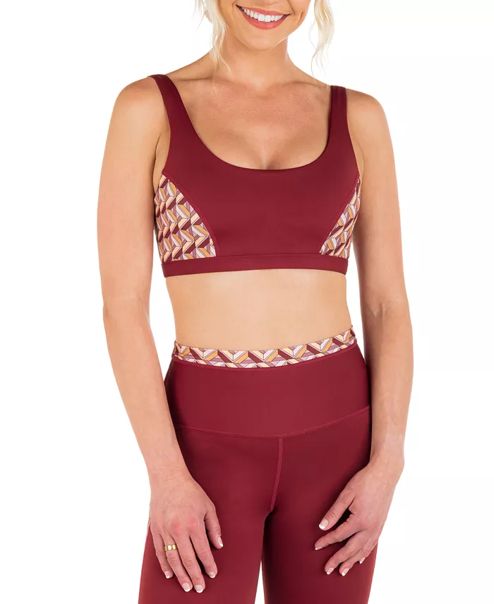 Juniors’ City Block Colorblocked Low-Impact Sports Bra