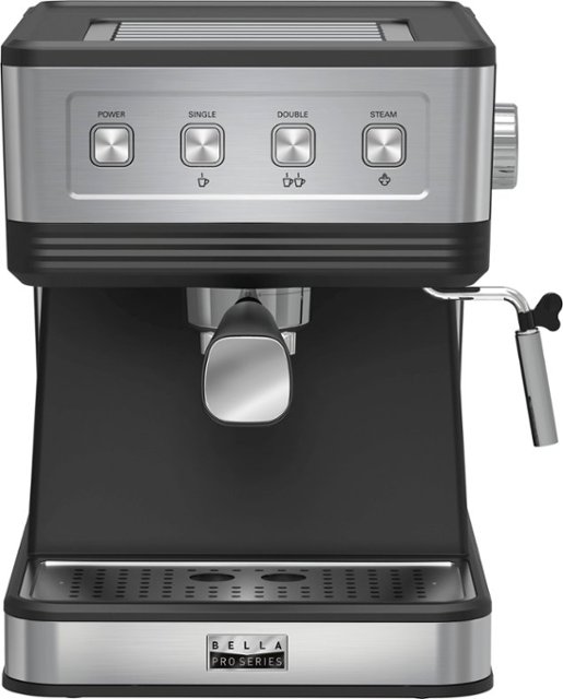 Bella Pro Series – Espresso Machine with 20 Bars of Pressure – Stainless Steel