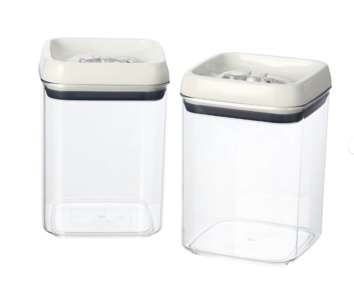 Better Homes & Gardens Flip-Tite® Square Food Storage Container, 7.5 Cup – Set of 2