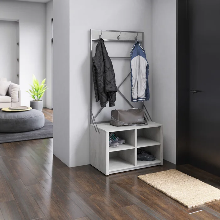 Mastic Hall Tree with Shoe Storage