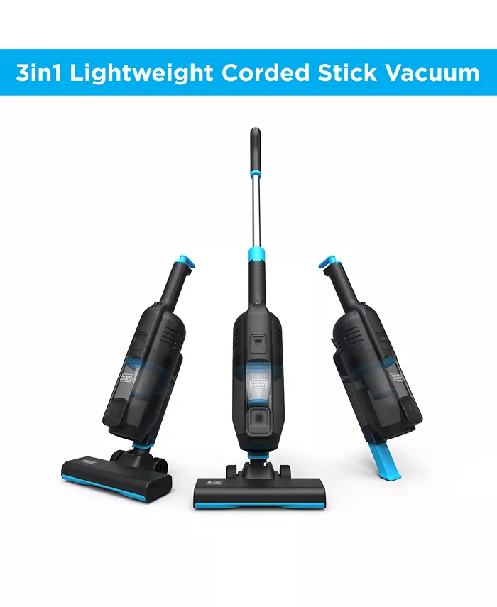 Black & Decker Power Series Lite 3-in-1 Corded Stick Vacuum