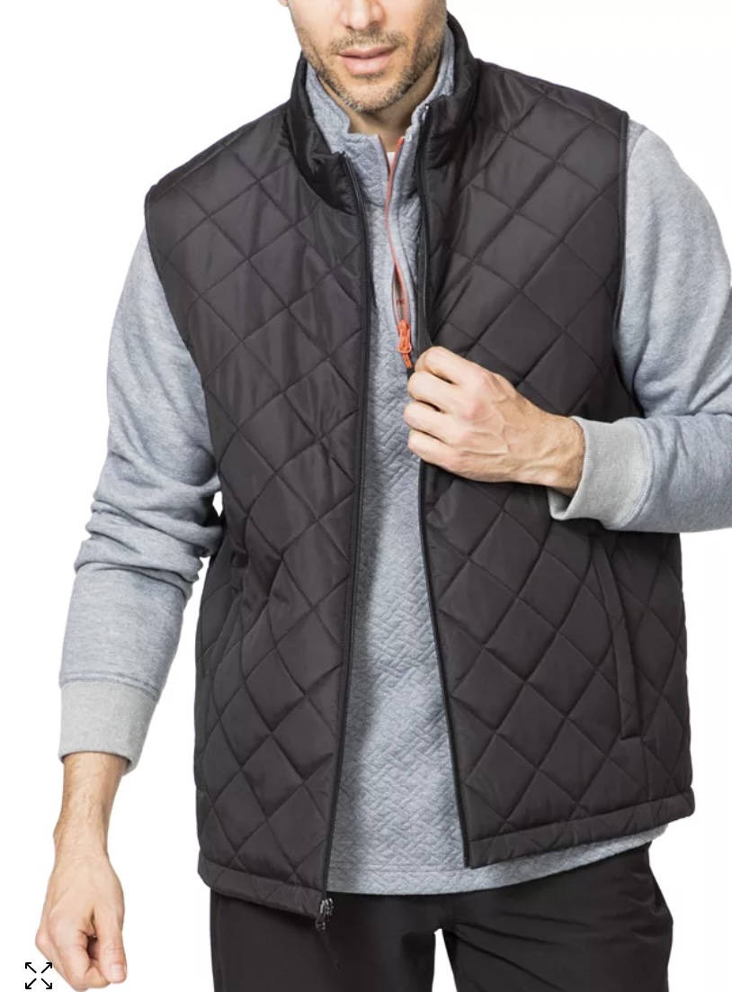 HAWKE & CO.Men’s Diamond Quilted Vest, Created for Macy’s