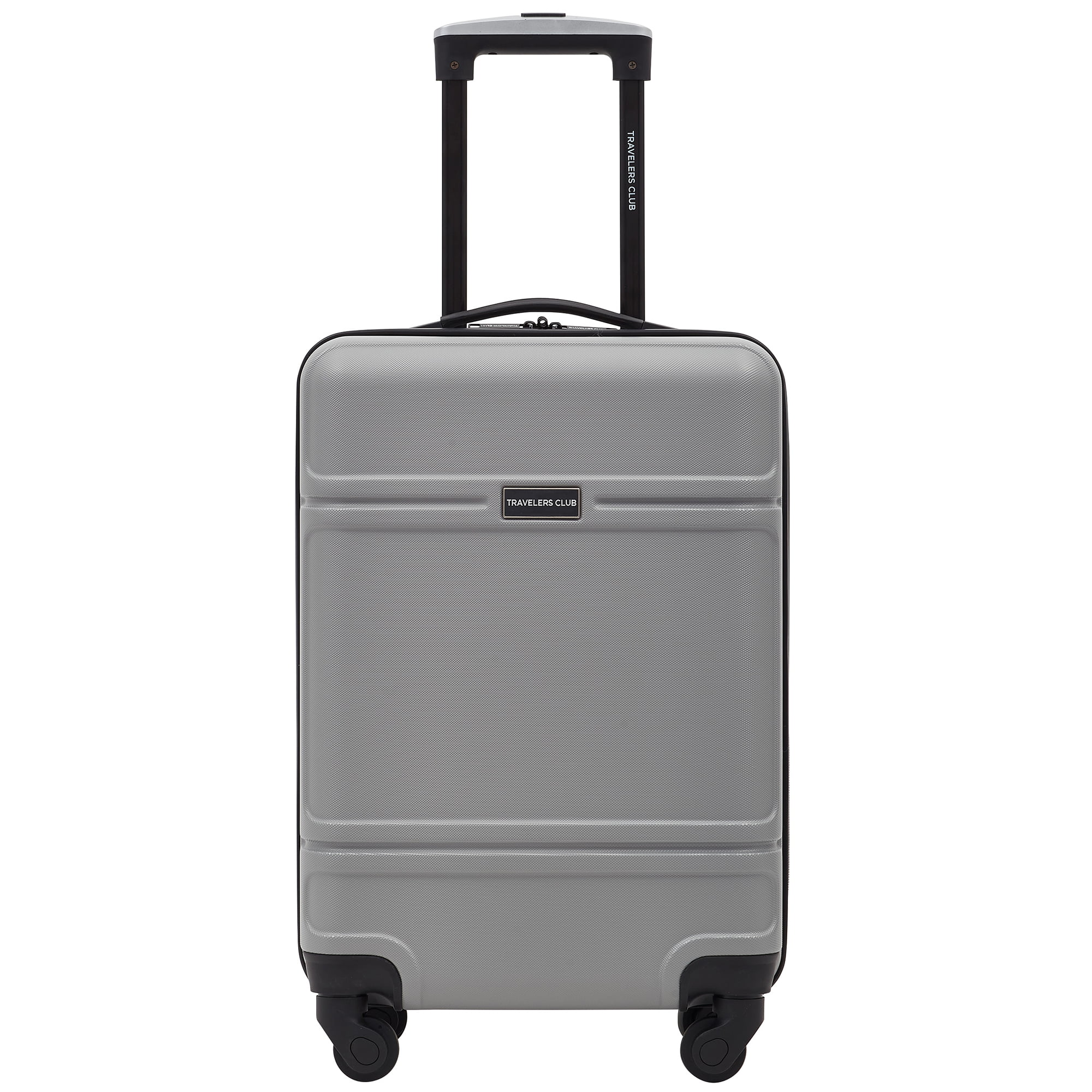 Travelers Club 20″ Skyline rolling hard case carry-on luggage – Gray
