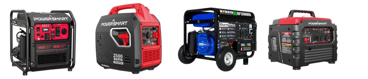 PowerSmart 4400-Watt RV Ready Open Frame Inverter Generator for Home Use,EPA Compliant MB5040A