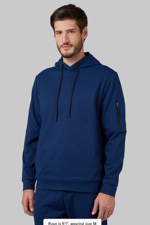 MEN’S SOFT STRETCH TERRY PULLOVER HOODIE
