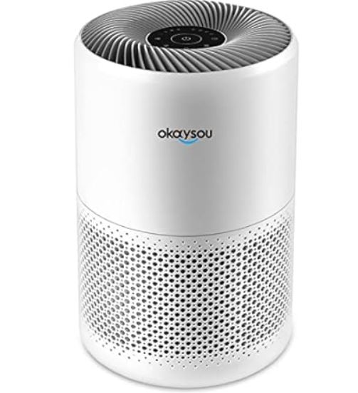 Okaysou Cayman 320 Air Purifiers for Bedroom, 600 SqFt Coverage for