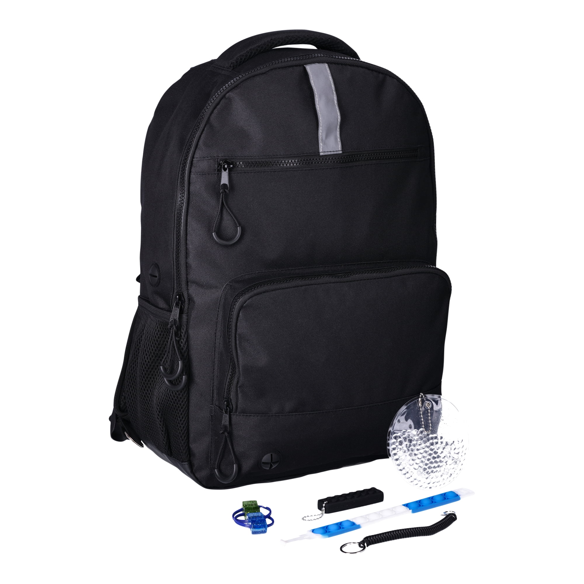 Wonder Nation Sensory Unisex 17″ Backpack Black Soot