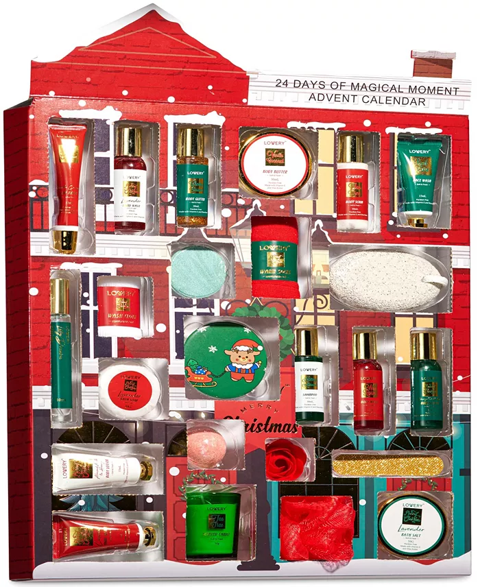 24Pc. LimitedEdition Advent Calendar Beauty, Bath & Body Care Gift