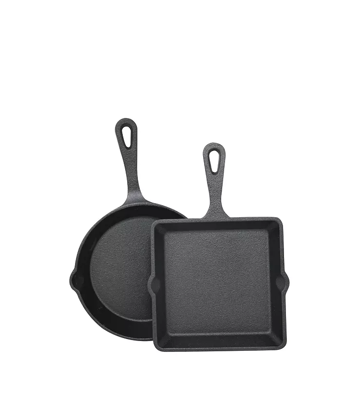 Sedona Kitchen Cast Iron 2Pc. Mini Skillet & Griddle Set
