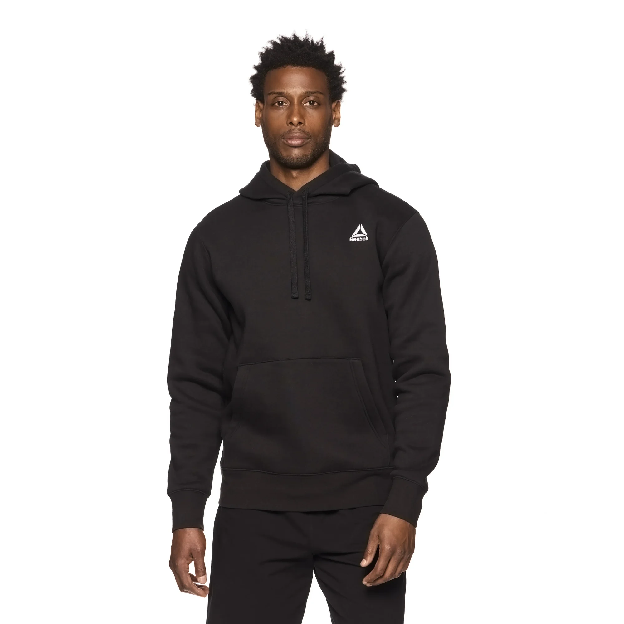 Reebok Men’s & Big Men’s Delta Logo Fleece Hoodie Sweatshirt, Sizes S-3XL