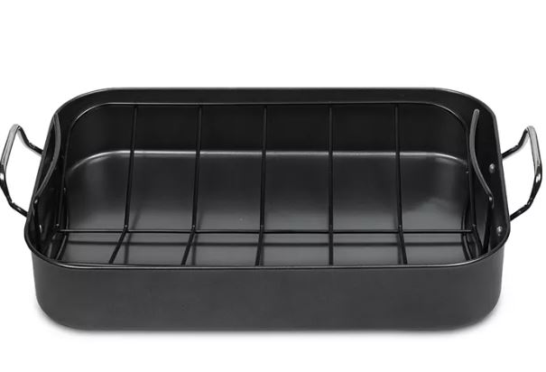 Carbon Steel Nonstick 17″ Roaster with Rack