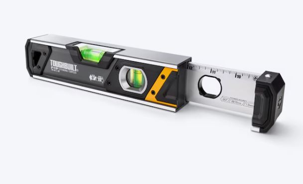 TOUGHBUILT Aluminum 15-in 2 Vial Box Beam Level