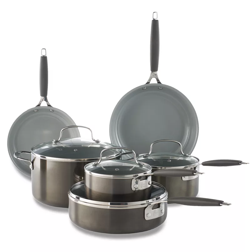 Food Network™️ 10-pc. Nonstick Ceramic Cookware Set