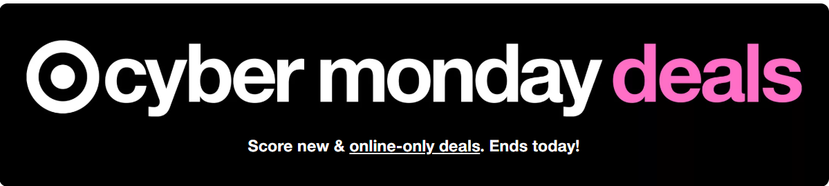 Target Cyber Monday Deals are live
