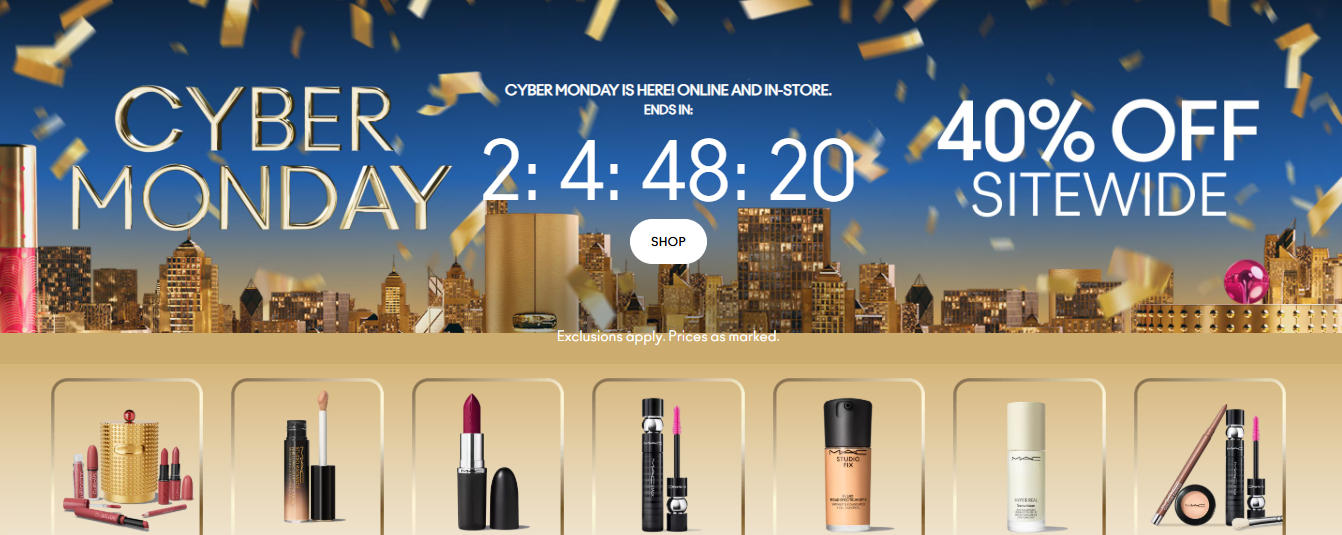 MAC cyber Monday deals are live