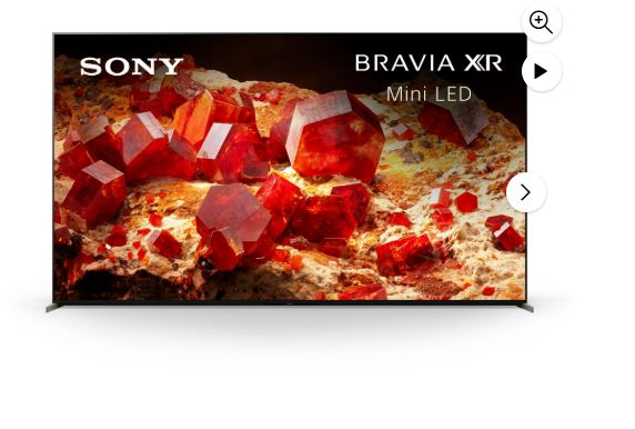 Sony 75” BRAVIA XR X93L 4K Mini LED HDR Smart Google TV XR75X93L, New 2023 Model