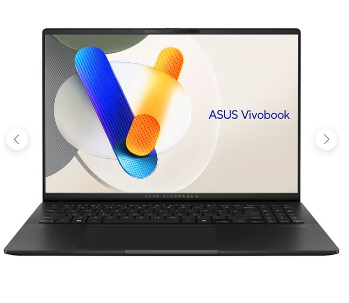 ASUS Vivobook S 16” 3.2K OLED 120Hz AI Laptop, Intel Core Ultra 9-185H, 16GB RAM, 1TB SSD, 16 Hour Battery, Win 11