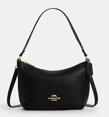 Zip Top Shoulder Bag