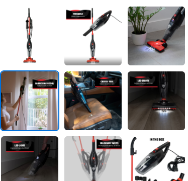 Dirt Devil 3-in-1 Lightweight Corded Stick and Handheld Multi-Surface Vacuum EV1426CS, New