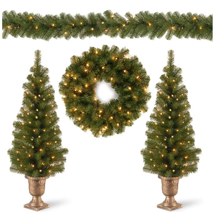 National Tree Company Pre-Lit Holiday Decor