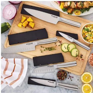 KitchenAid Gourmet 5-Piece Forged Stainless Steel Knife Set