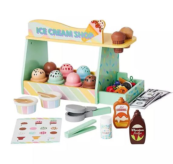 Member’s Mark Tabletop Wooden Ice Cream Shop Playset