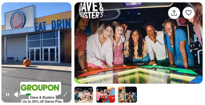 It’s back!! $20 Dave & Busters Arcade Card for only $12!!!Perfect for winter break! 🎄❤️