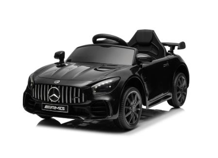 UBesGoo 12V Licensed Mercedes-Benz Electric Ride on Car Toy for Toddler Kid w/ Remote Control, LED Lights, Black