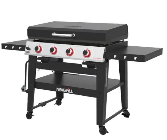 Nexgrill – Daytona Stainless Steel Gas Griddle – Black