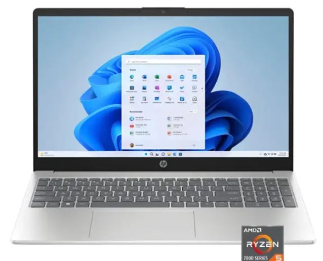 HP – 15.6″ Touch-Screen Laptop – AMD Ryzen 5 – 8GB Memory – 512GB SSD – Natural Silver