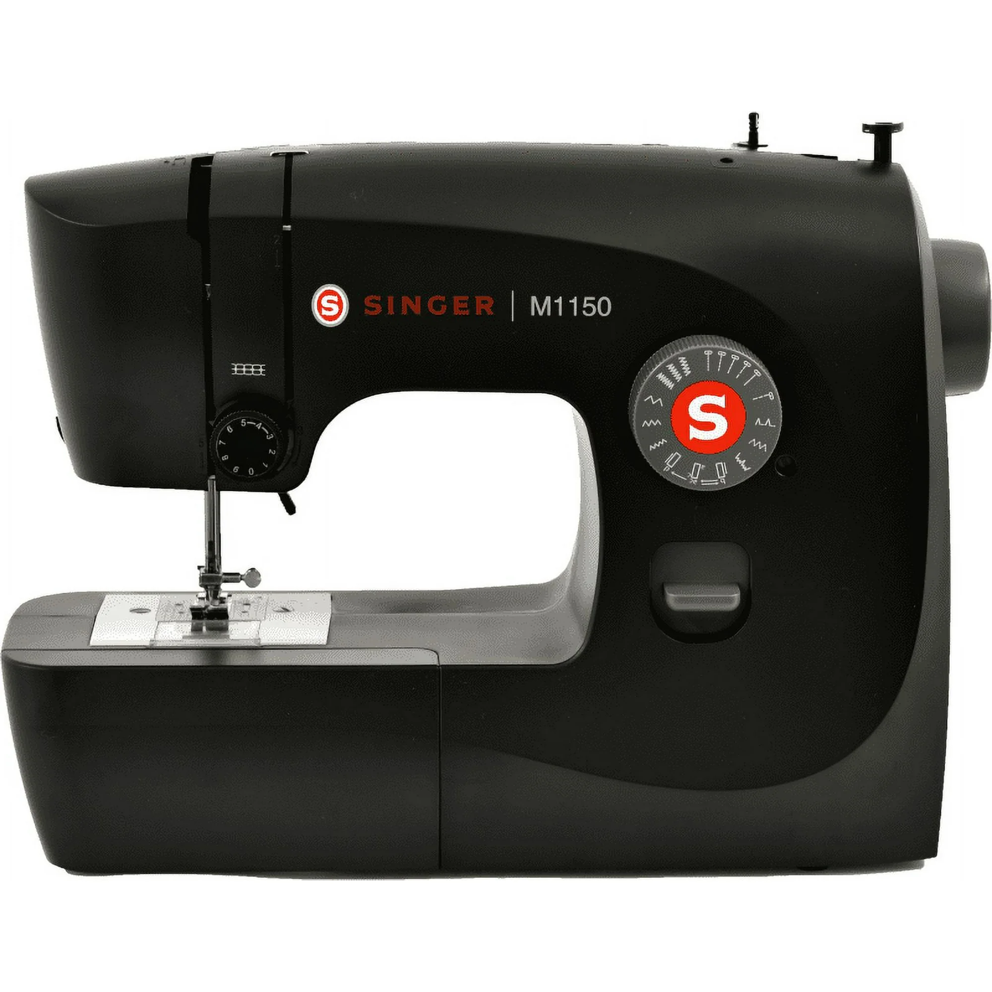 SINGER M1150 Mechanical Sewing Machine With 45 Stitch Applications, LED Light & 1-Step Buttonhole | Great Value for Gifting (Black)